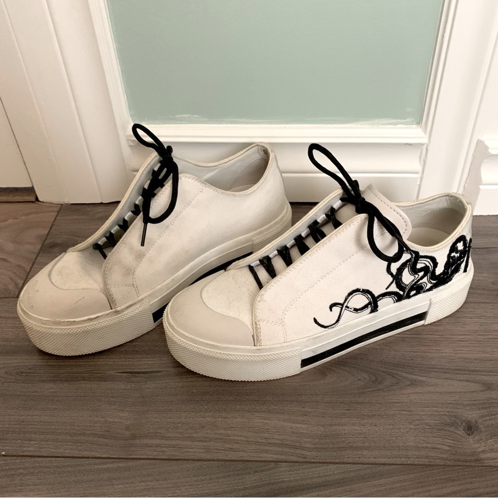 Alexander McQueen Sequin Octopus Sneakers